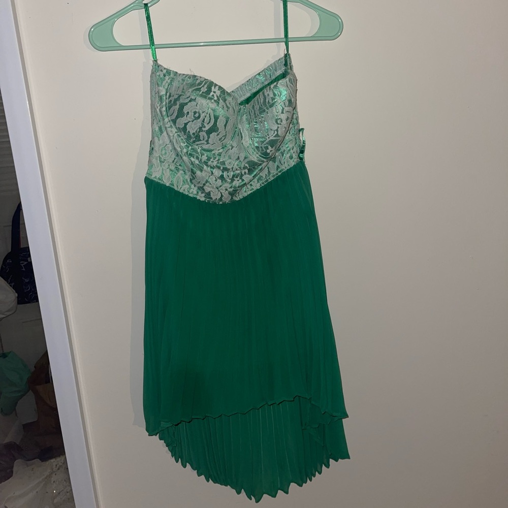 Green summer dress